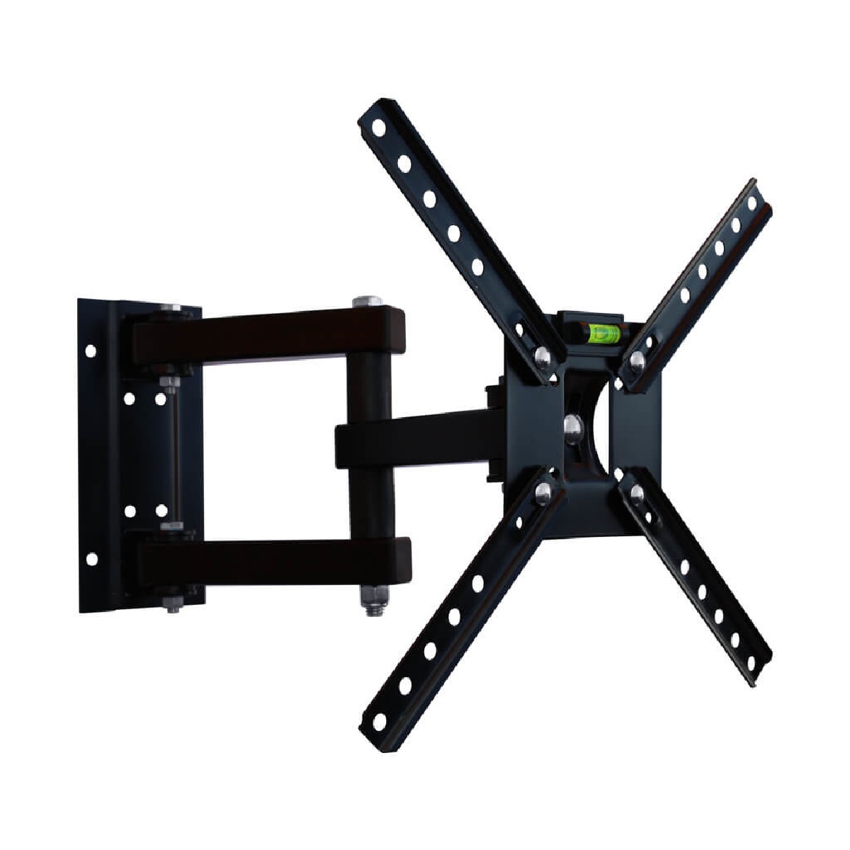 SUPORTE TV LCD LED 10" A 55" 4 MOVIMENTO PRETO - BRASFORMA