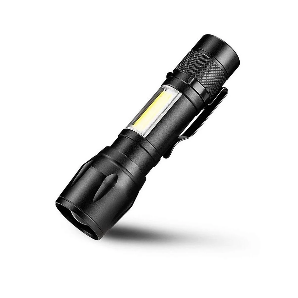 LANTERNA MINI RECARREGAVEL LED TATICA USB