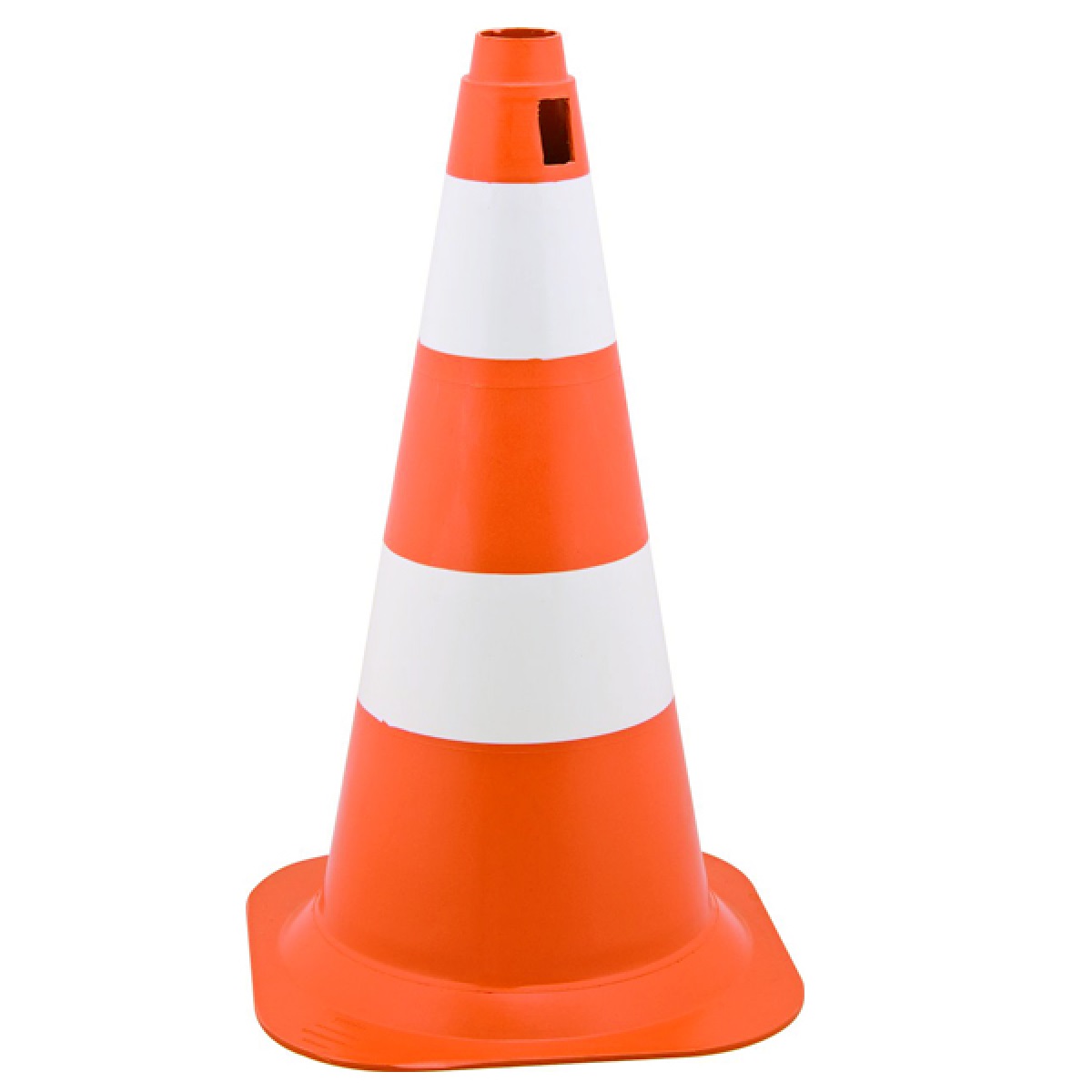 CONE SINALIZACAO PVC 75CM LJ / BR