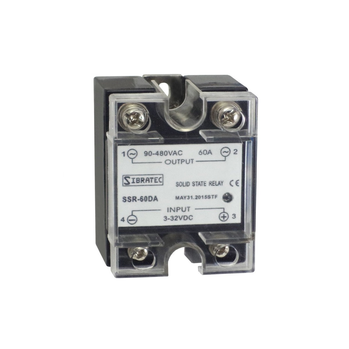 CHAVE ESTATICA  60A  S-24~380VCA E-3~32VDC