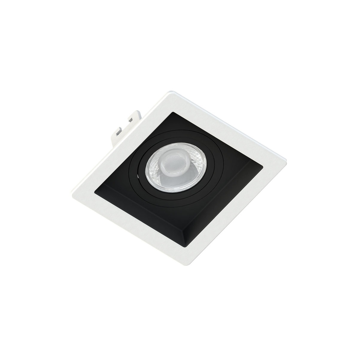 EMBUTIDO DICROICA MINI QUADRA BR C/RECUO PT SAVE