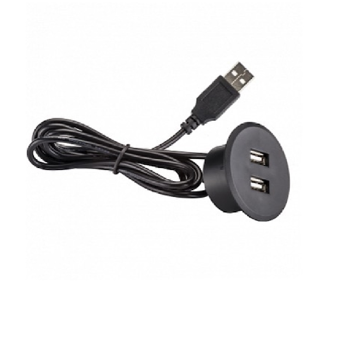 EMBUTIDO USB 35MM POP REDONDO PRETO