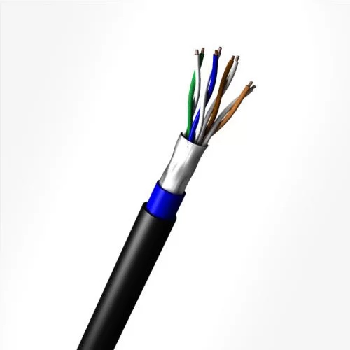 CABO MULTILAN BLINDADO DUPLA CAPA 4P CAT 5E DVBL