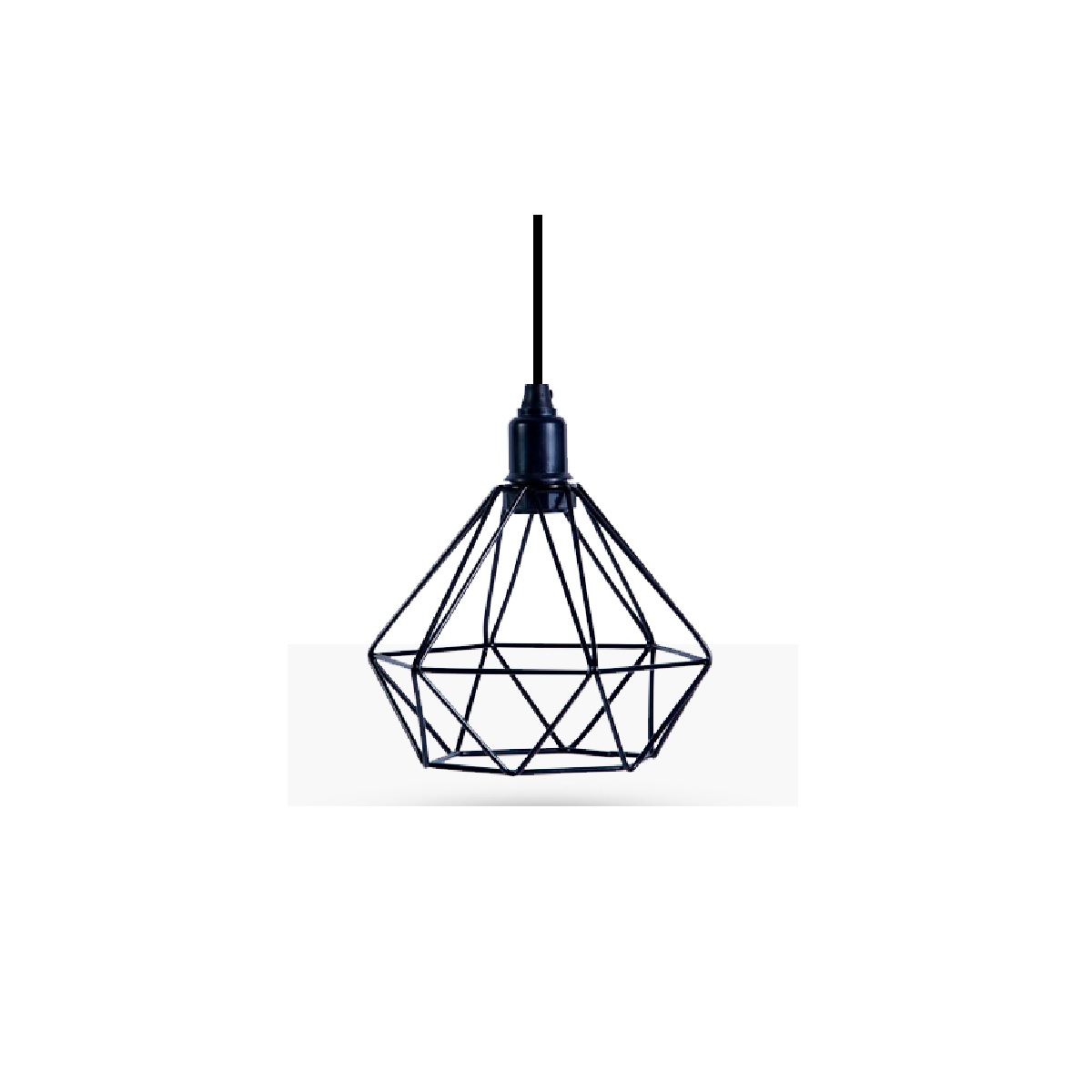 PENDENTE ARAMADO HANNOVER E27 - PRETO