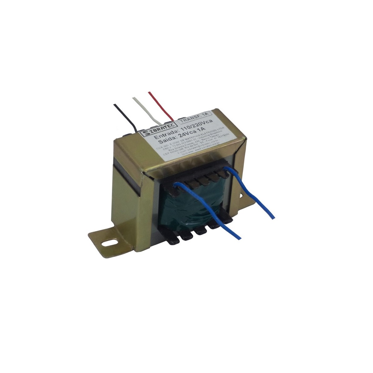 AUTO TRAFO SAIDA 24VCA 3A 72VA AC ENTRADA 110/220