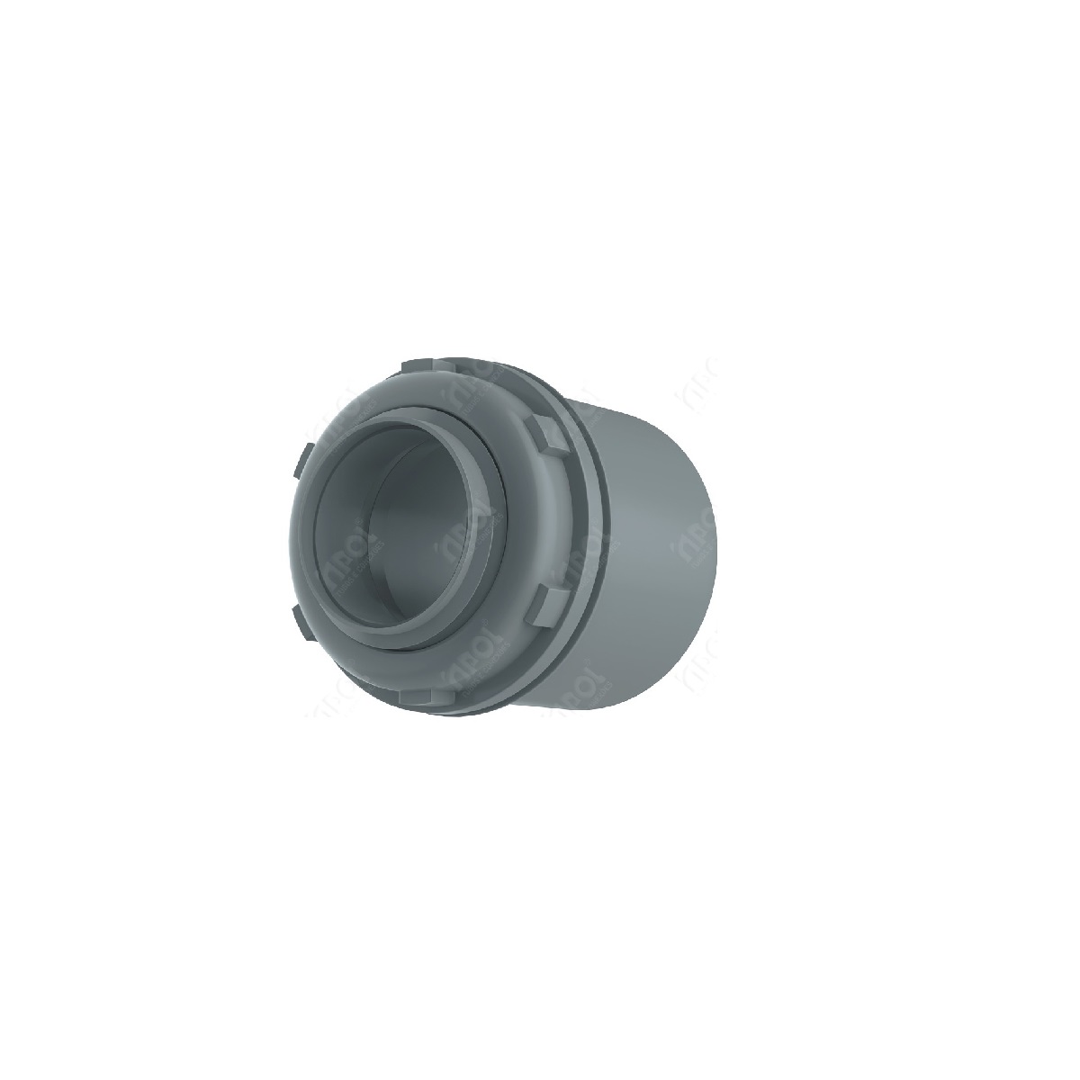 CONECTOR BOX RETO CINZA 1" INPOL
