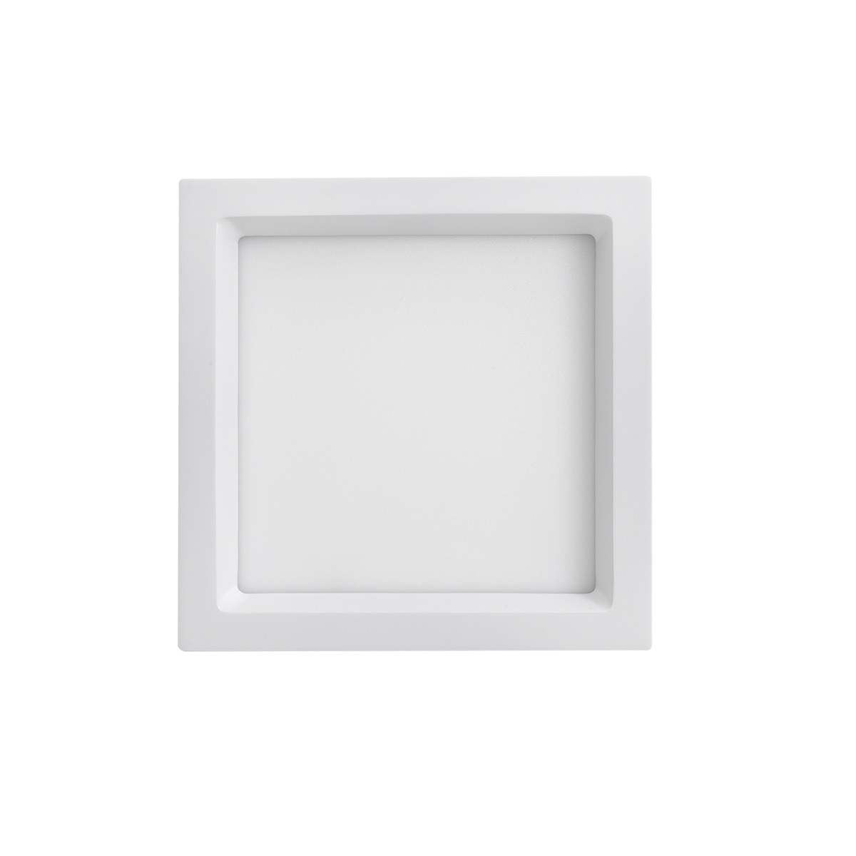 PLAFON LED QUADRADO 3000K 20W EMBUTIR C/RECUO SAVE