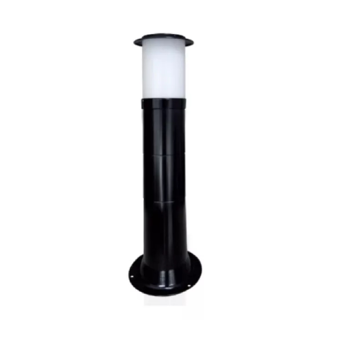 POSTE BALIZADOR YORK POLICARBONATO 35CM PRETO PLASLUMI