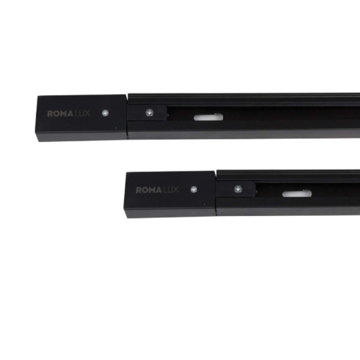 TRILHO ELETRIFICADO 1 MT PRETO ROMALUX