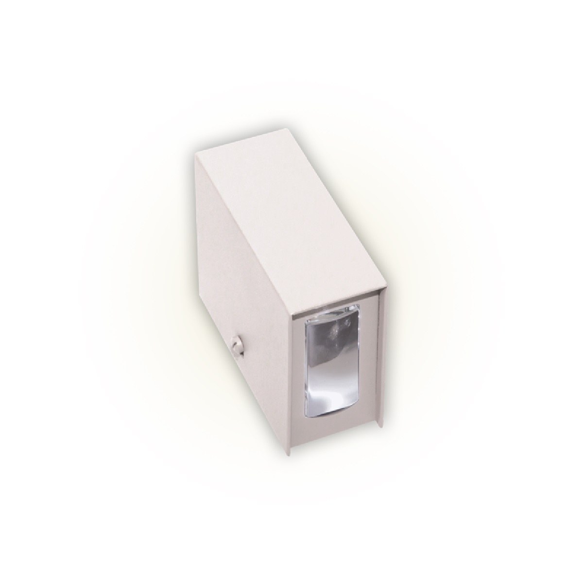 ARANDELA ALUMINIO G9 BRANCA - LENTE/VIDRO FELLUZ