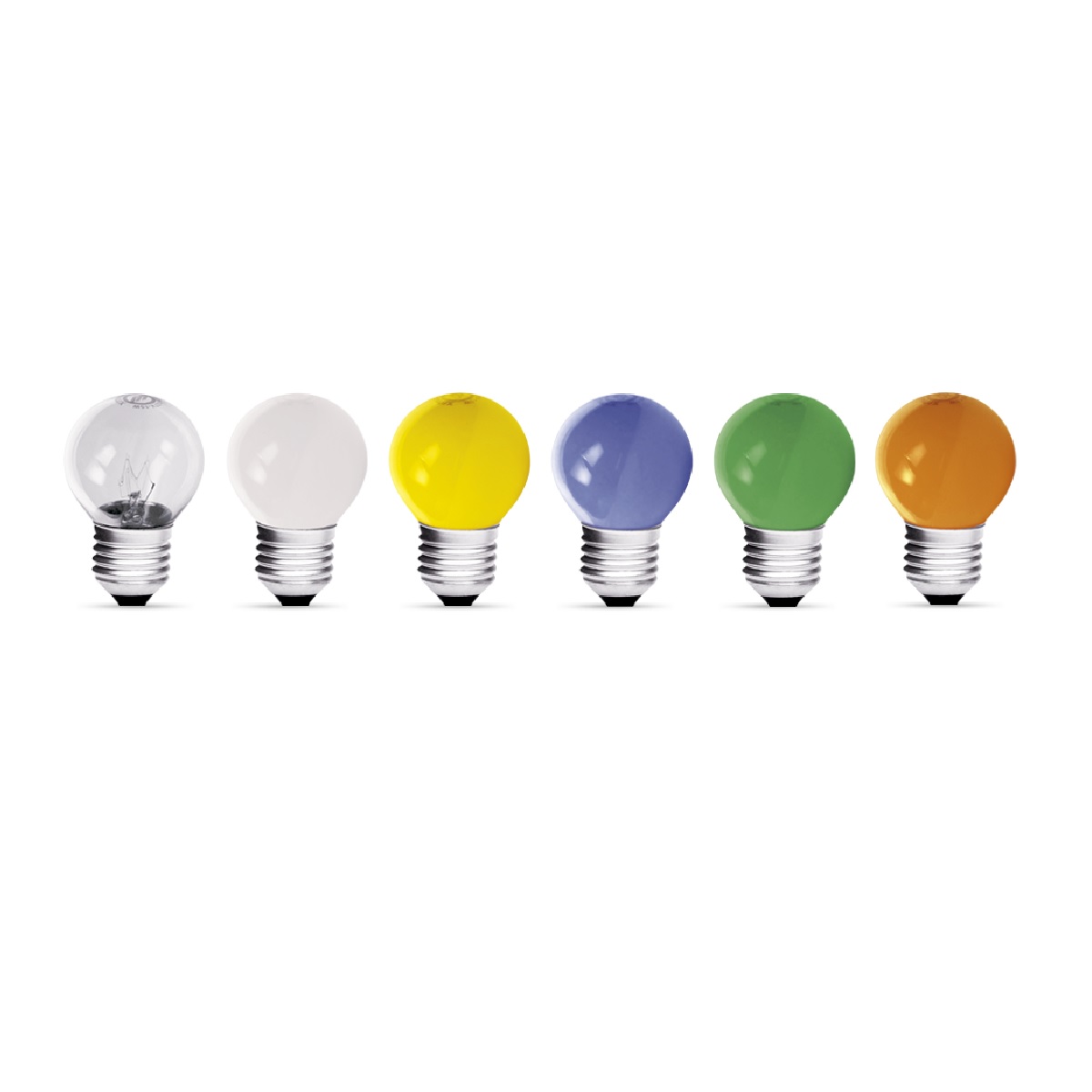 LAMPADA DECORATIVA BOLINHA  CLARA   15W E27  220V- TASCHIBRA