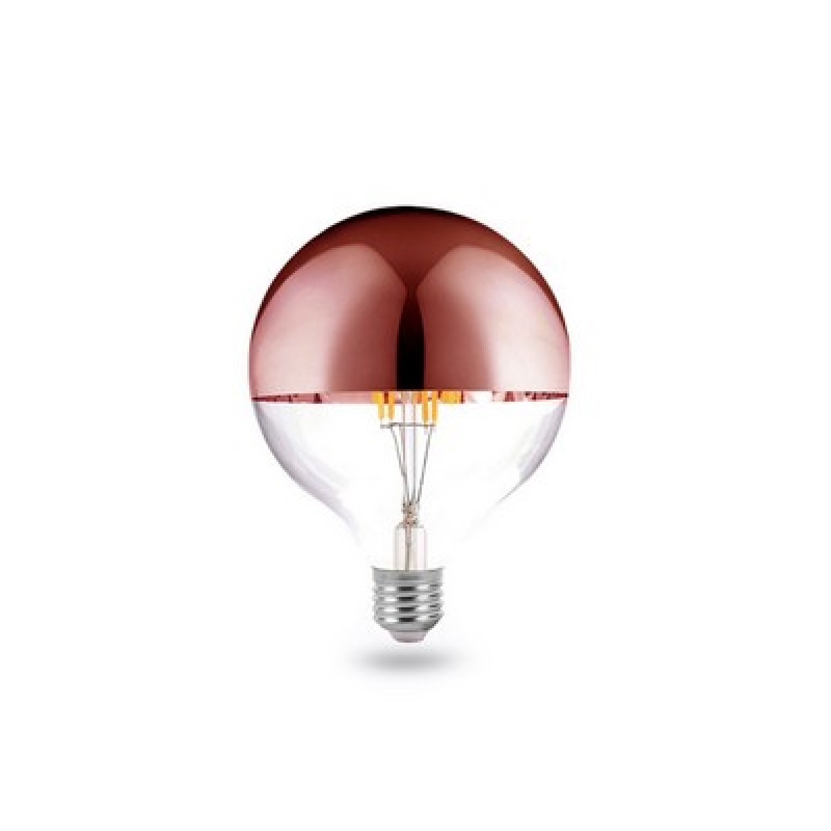 LAMPLED FILAMENTO DEFLETORA ESPELHADA ROSE 6W G95