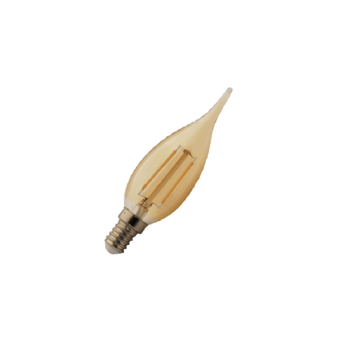 LAMPLED VELA 2W 2400K E14 RETRO BICO TORCIDO ROMA