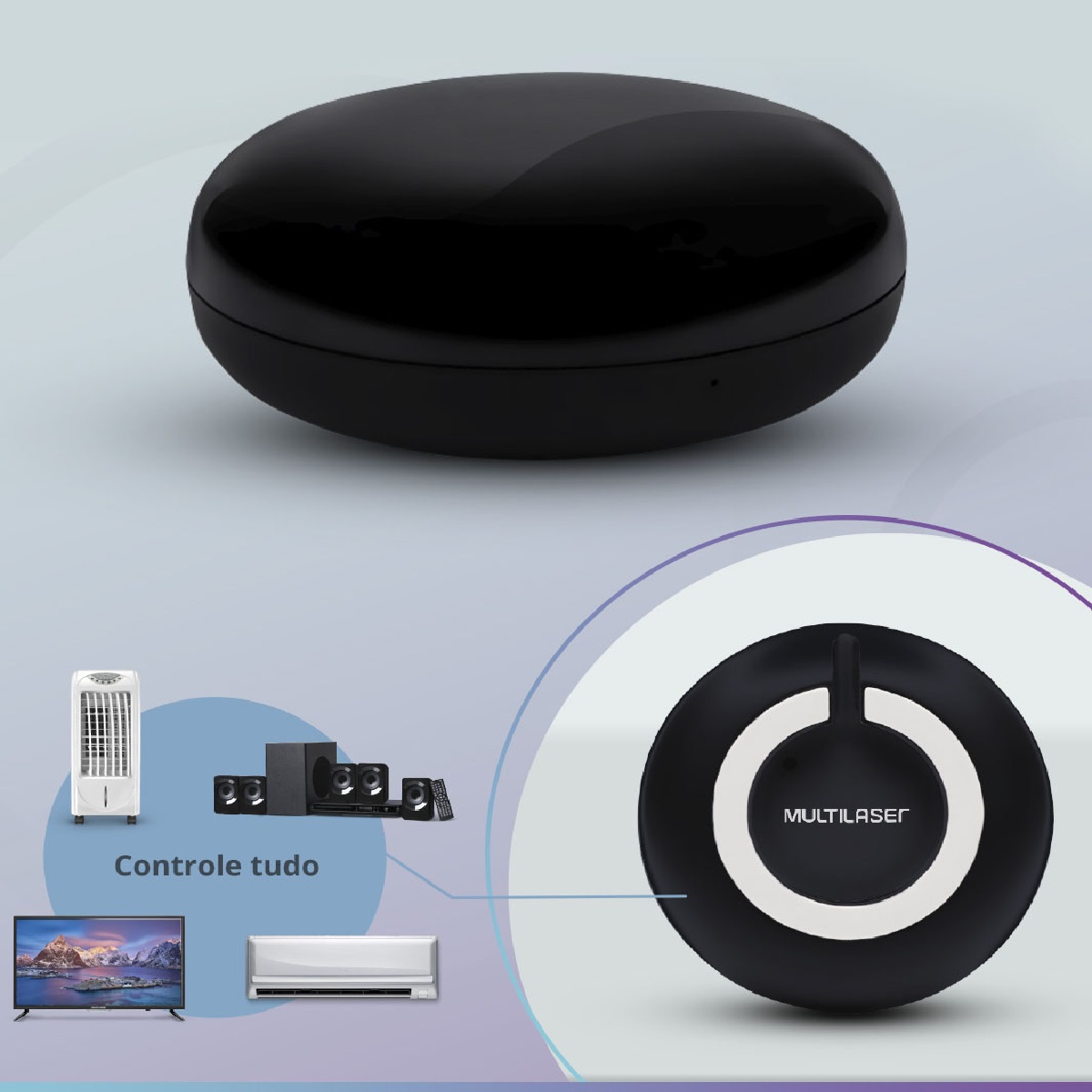 CONTROLE REMOTO UNIVERSAL WI-FI MULTILASER LIV