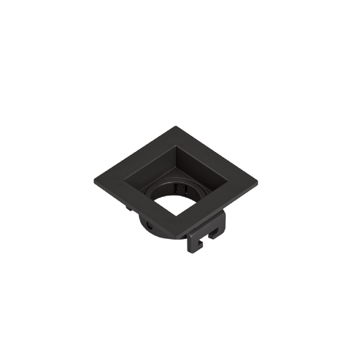 EMBUTIDO DICROICA MINI QUADRADO PRETO C/RECUO LOOP