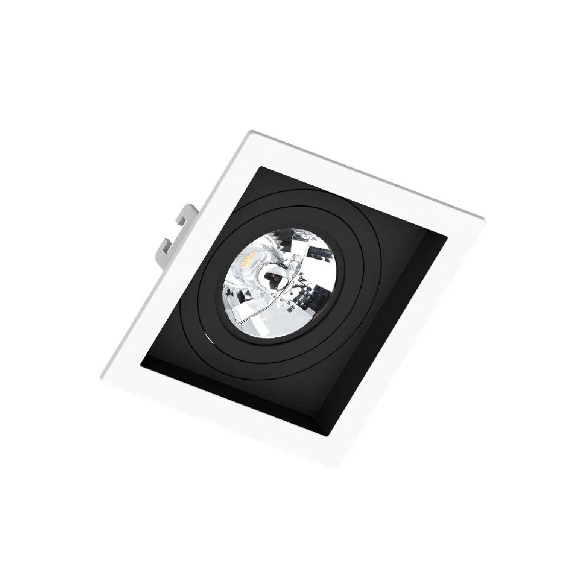 EMBUTIDO AR70 QUADRADO BRANCO C/RECUO PT LOOP