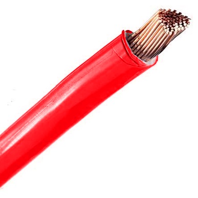CABO FLEXIVEL 10    MM VERMELHO 750V BOBINA