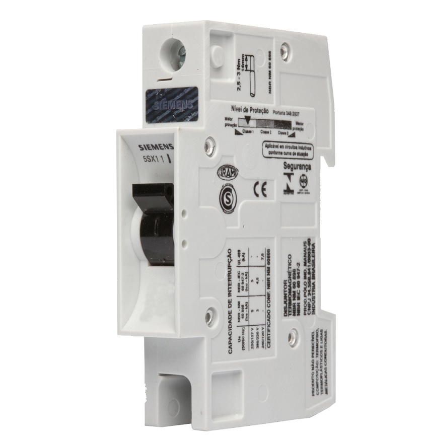 DISJUNTOR  DIN 1X10A IRIEL/SIEMENS