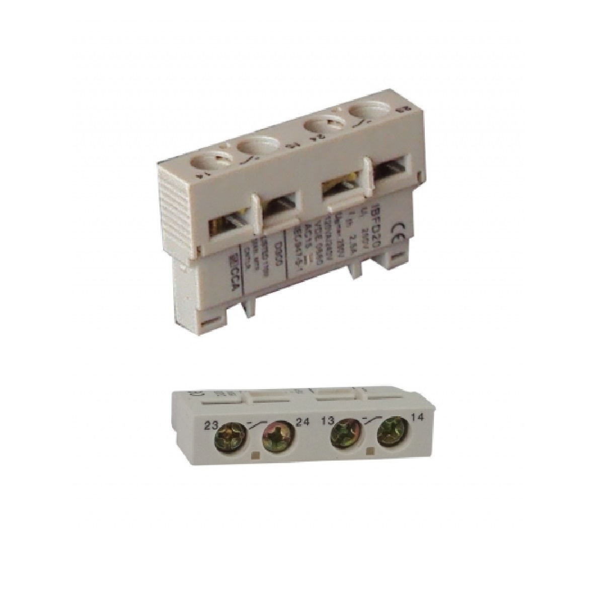 DM BLOCO CONTATO AUX FRONTAL 1NA+1NF SIBRATEC