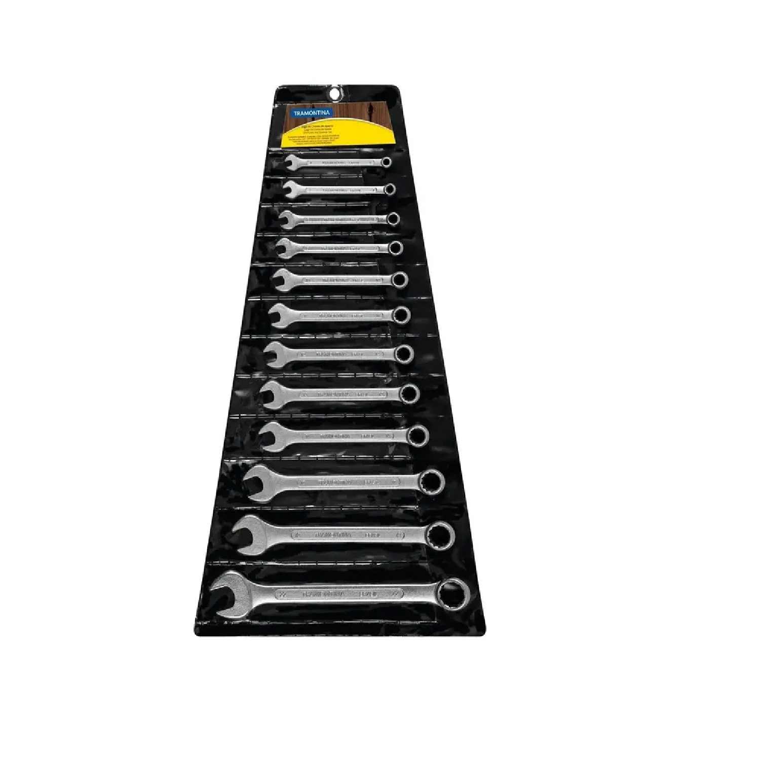 JOGO CHAVE COMBINADA 12PCS 6 A 14, 17, 19, 22MM  - TRAMONTINA
