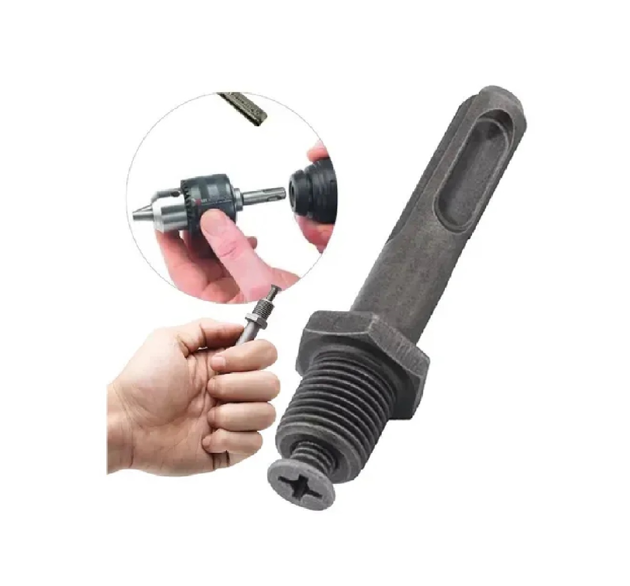 HASTE ADAPTADOR SDS PLUS 1/2 20MM - FERTAK