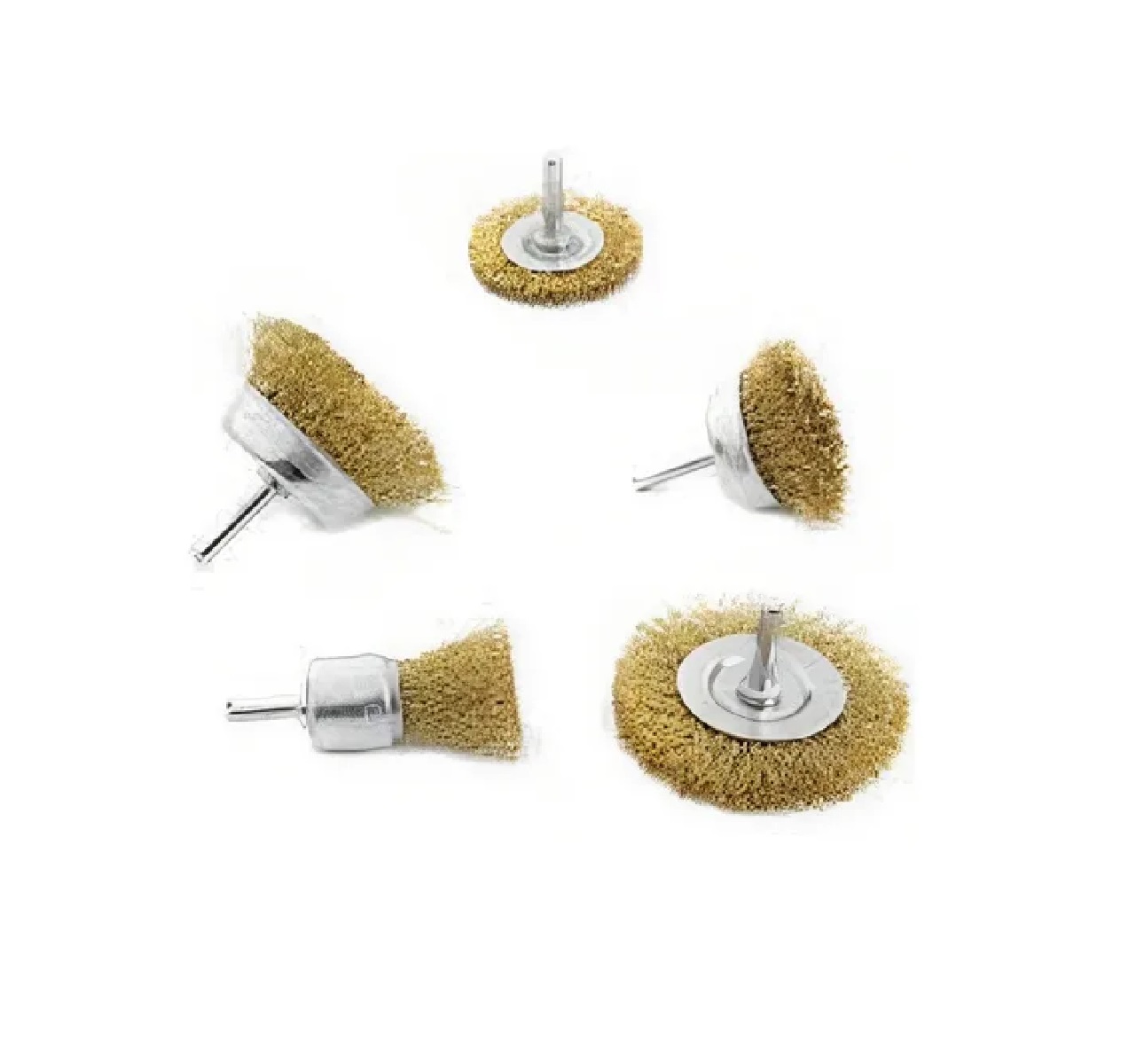 KIT ESCOVA ACO 5 PCS HASTE 1-1,5-2-2,5-3 FERTAK