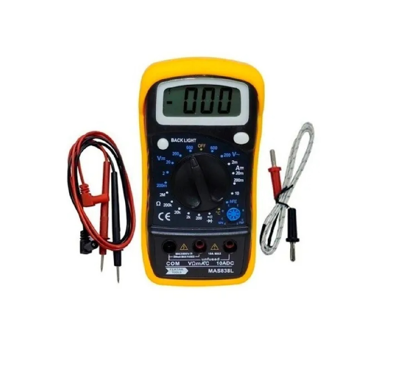 MULTIMETRO DIGITAL E SENSOR DE TEMPERATURA FERTAK
