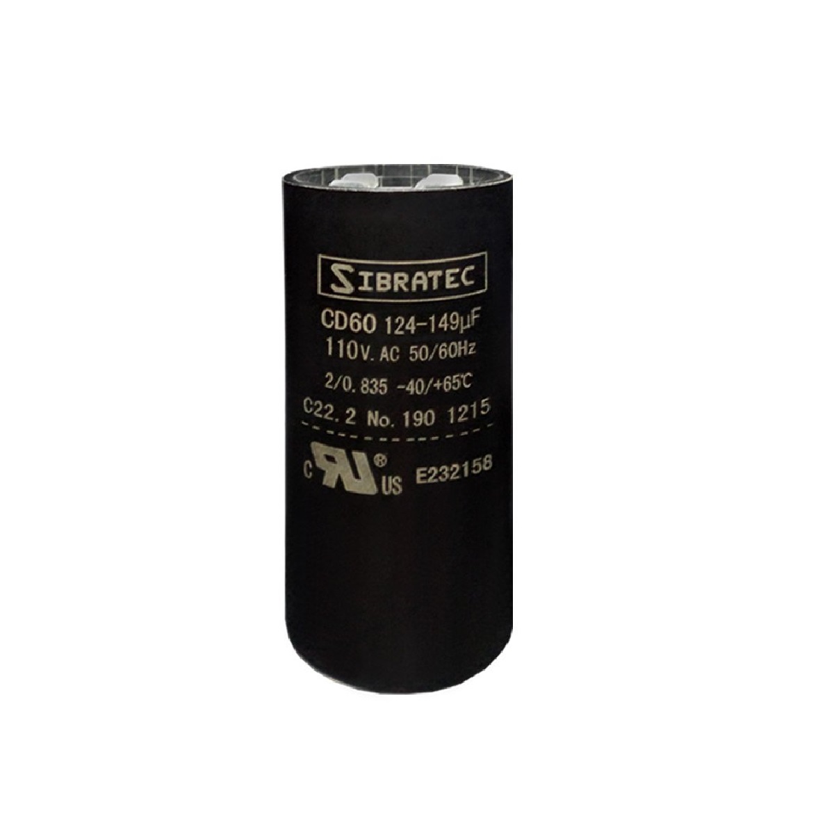 CAPACITOR ELETROLITICO 110V 124/149 MF