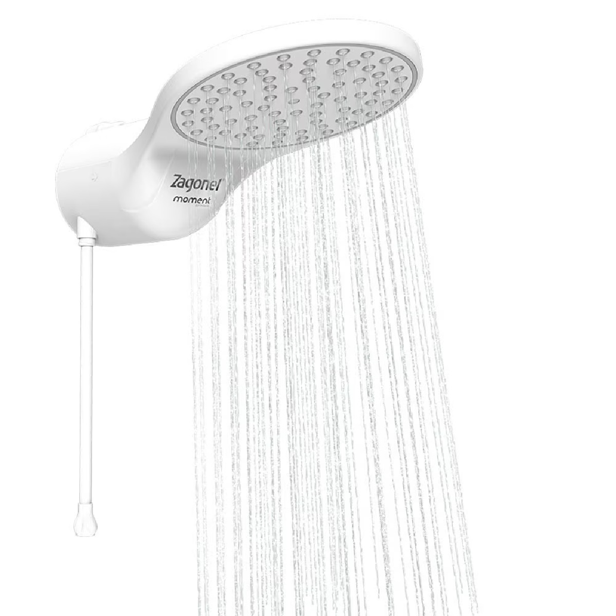 CHUVEIRO MOMENT ELETRONICO 7500W 220V BRANCO ZAGONEL