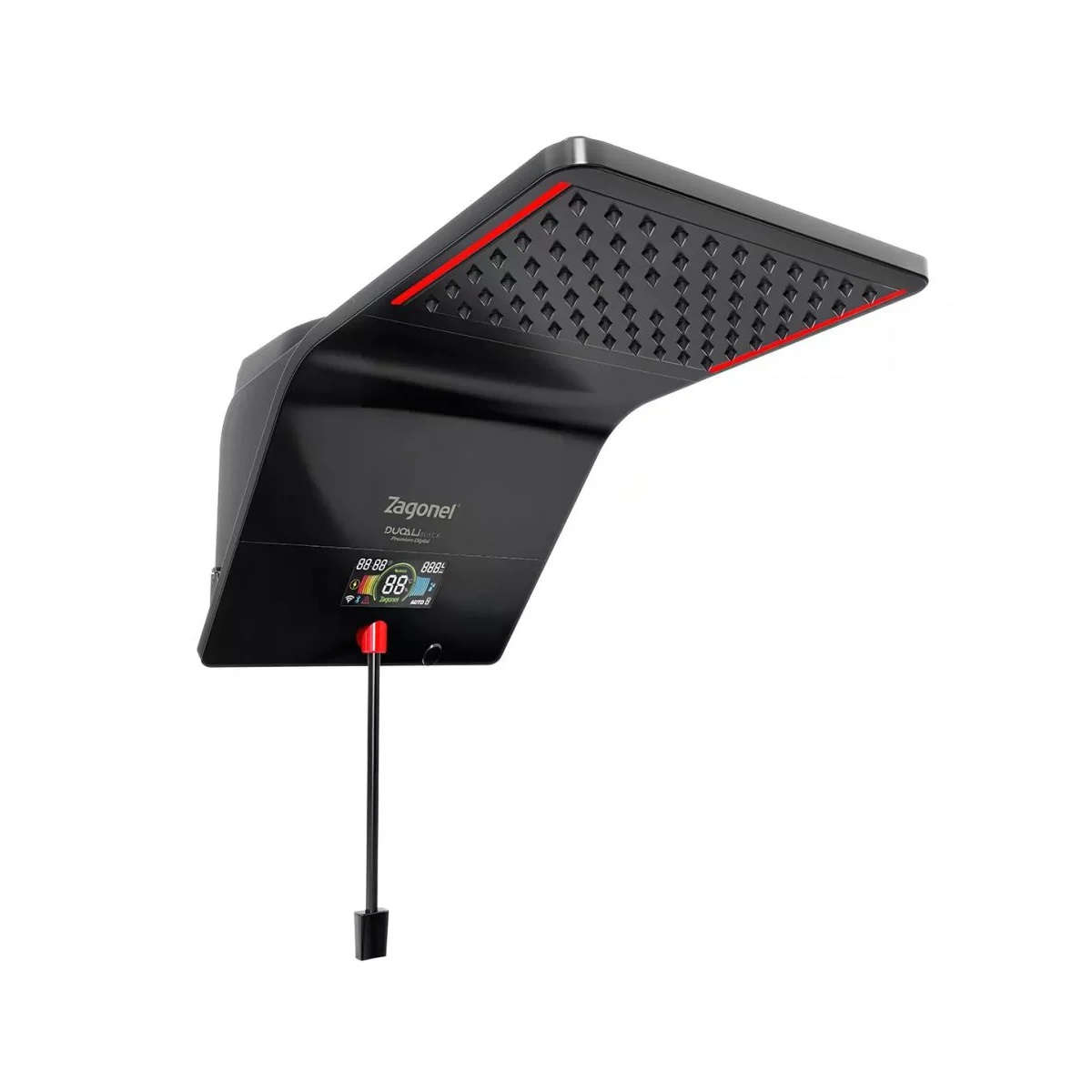 CHUVEIRO DUCALI PREMIUM ELETRONICA 7500W 220V BLACK ZAGONEL