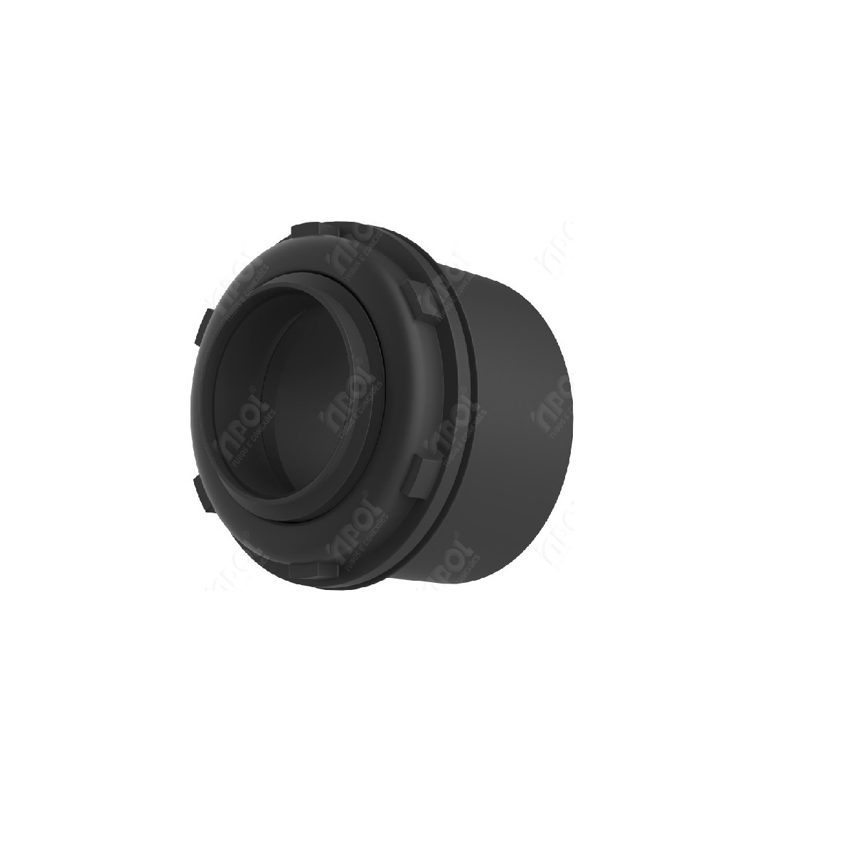 CONECTOR BOX RETO PRETO 1.1/2" INPOL