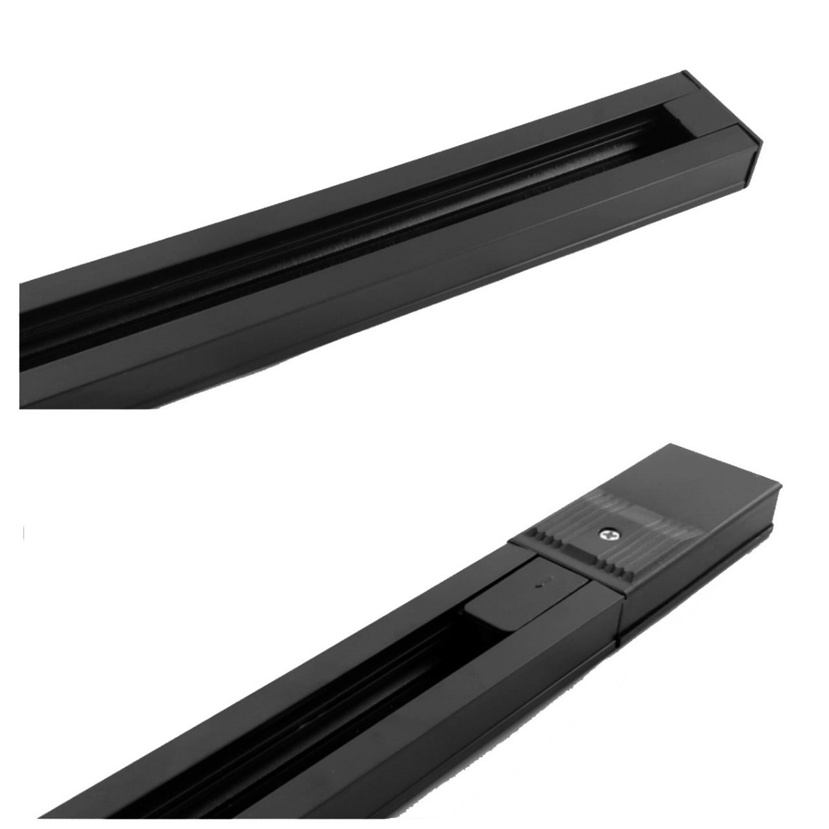 TRILHO ELETRIFICADO 1 MT PRETO NORDECOR