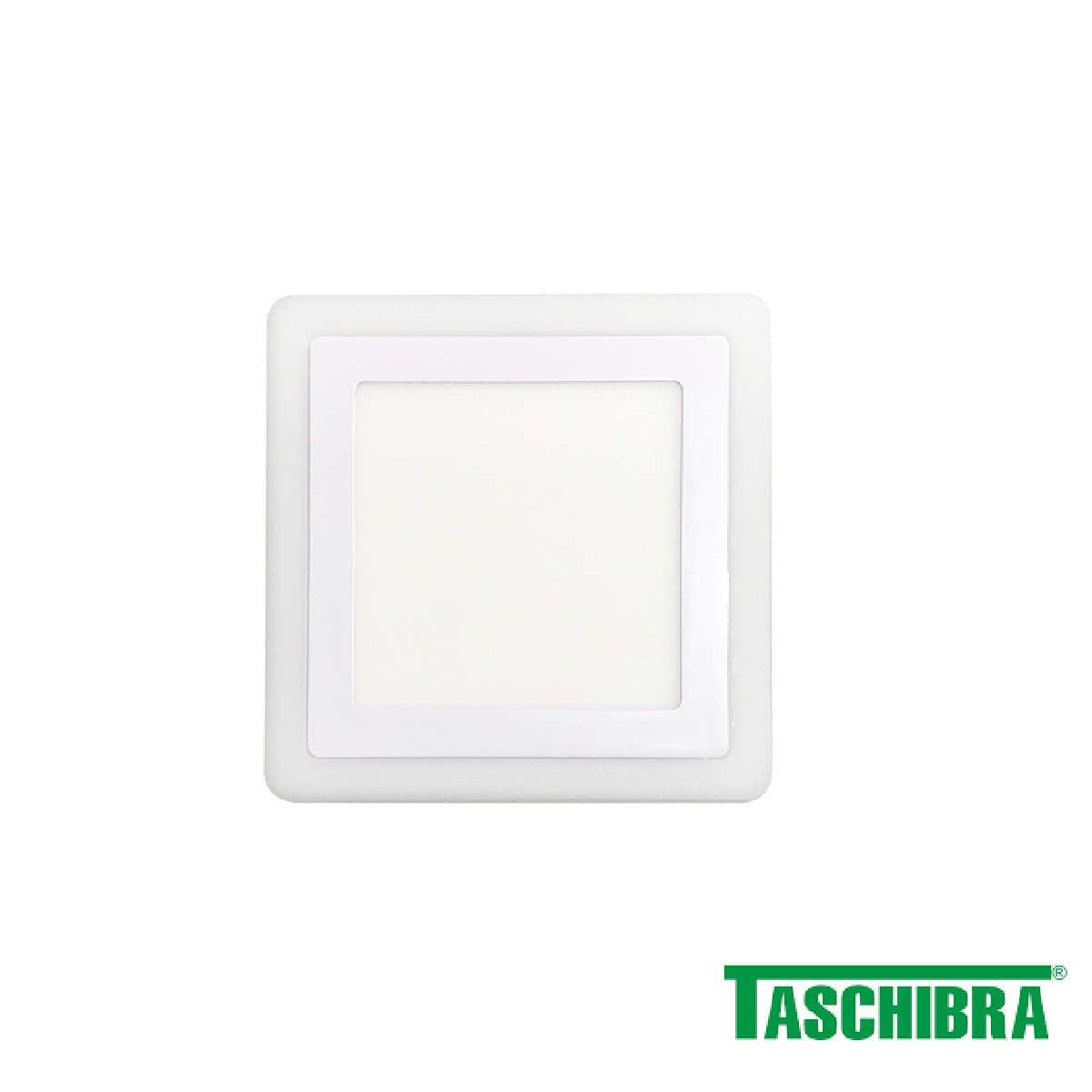 PLAFON LED DUAL COLOR 18W+6W SOBREPOR QUADRADO TAS