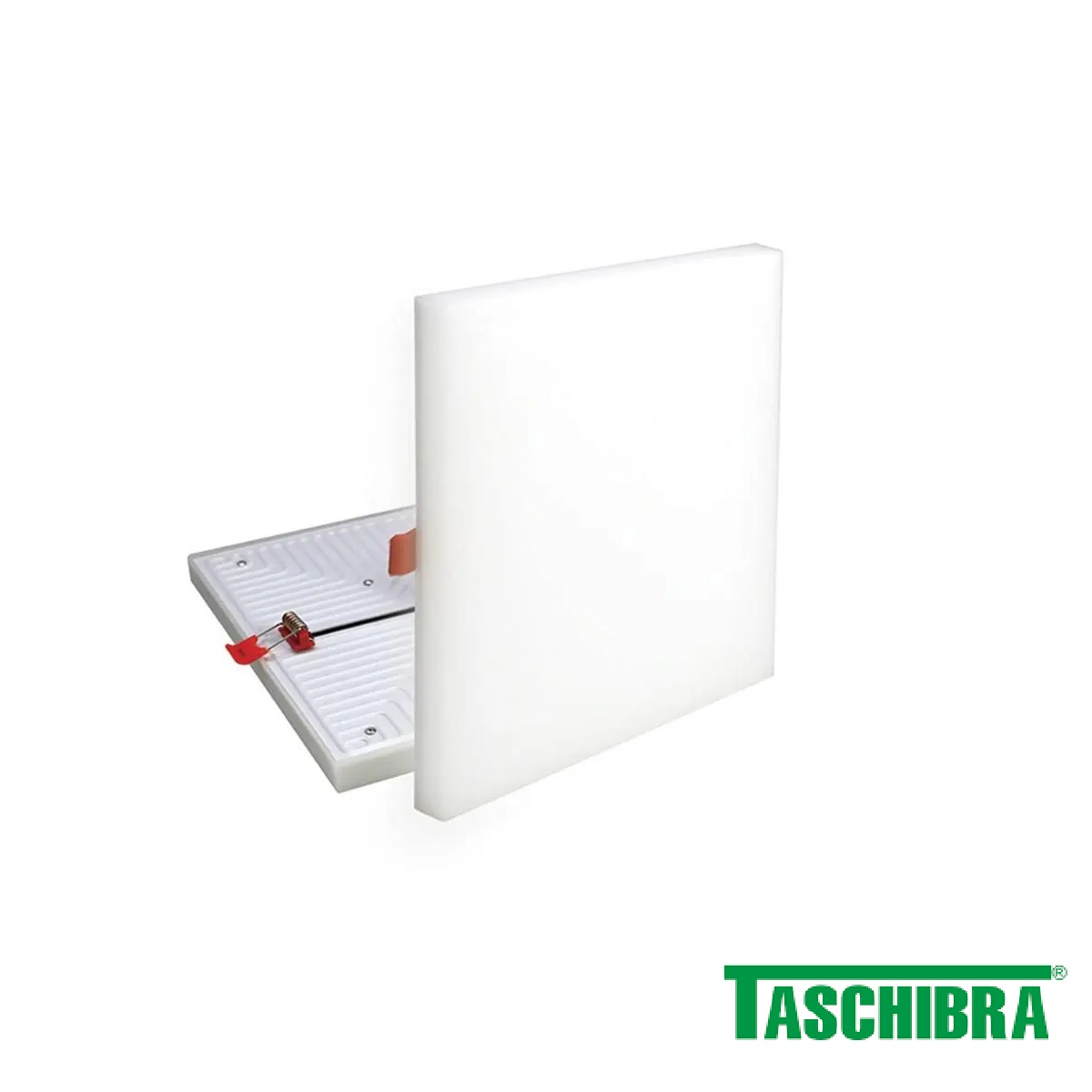 PAINEL LED FRAMELESS 17W QUADRADO 6500K EMBUTIR/SOBREPOR - TASCHIBRA