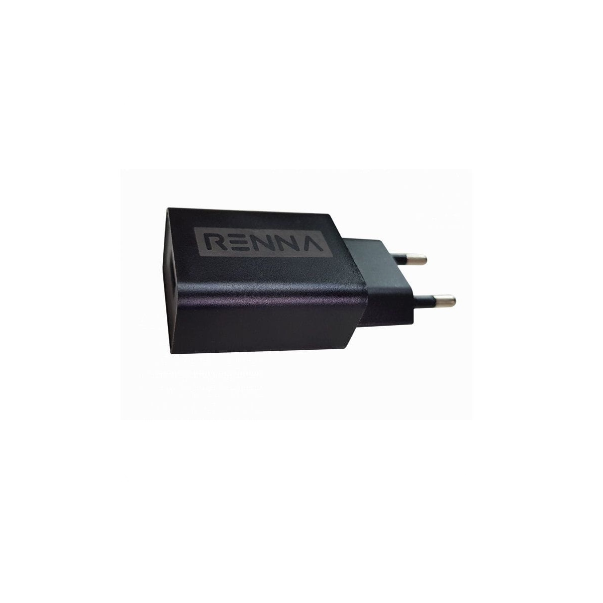 CARREGADOR USB PRETO 5V 2A RENNA