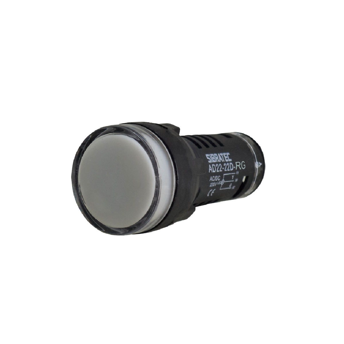 BOTAO SINALEIRO LED VERMELHO/VERDE 220V SIBRATEC