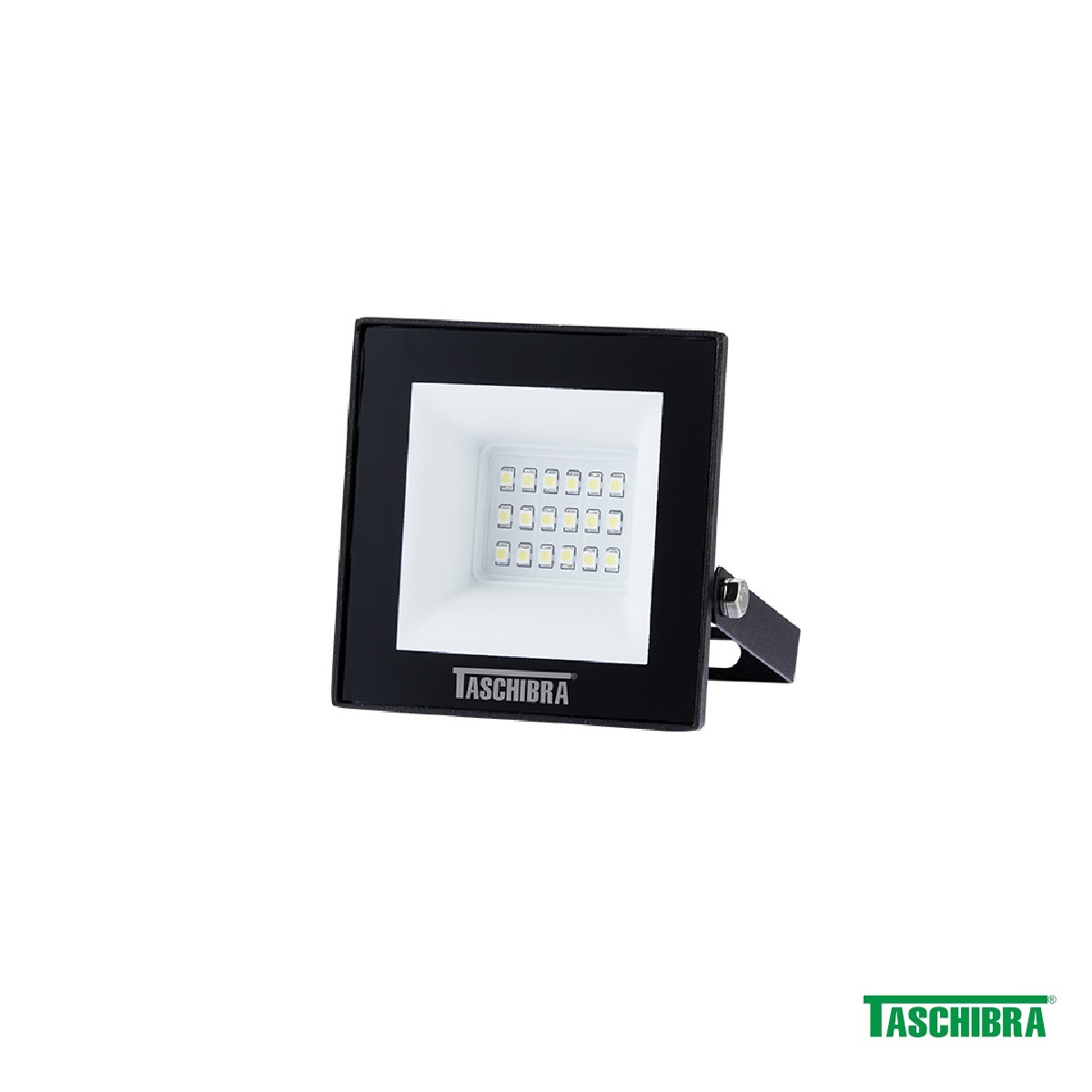PROJETOR  LED 20W 3000K PRETO TASCHIBRA
