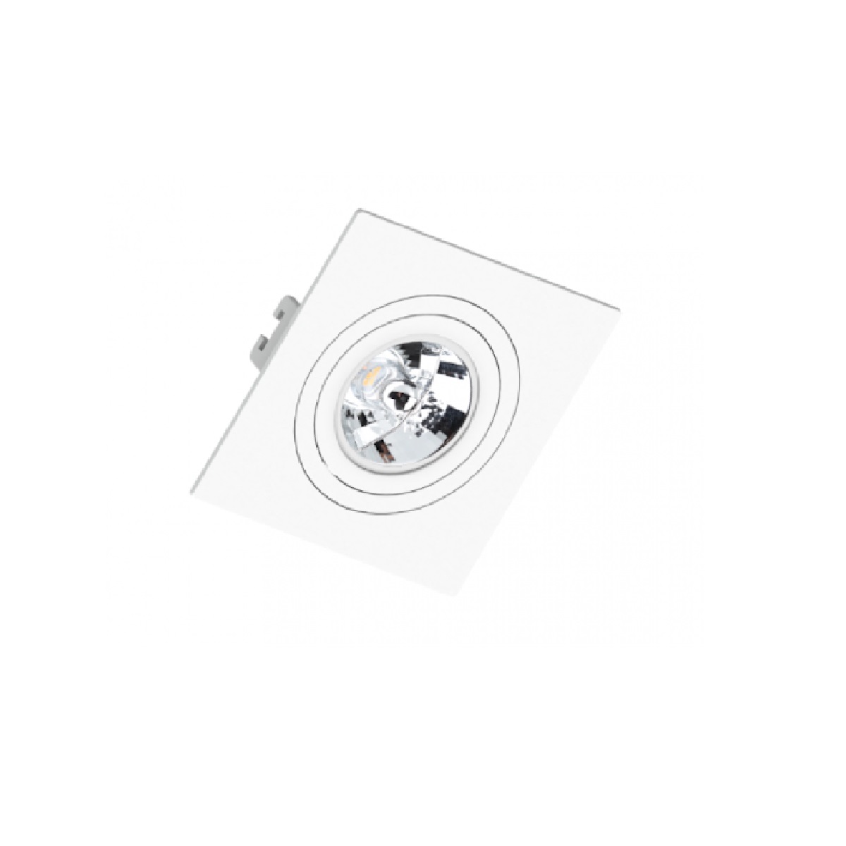 EMBUTIDO AR70 QUADRADO BRANCO PLANO LOOP