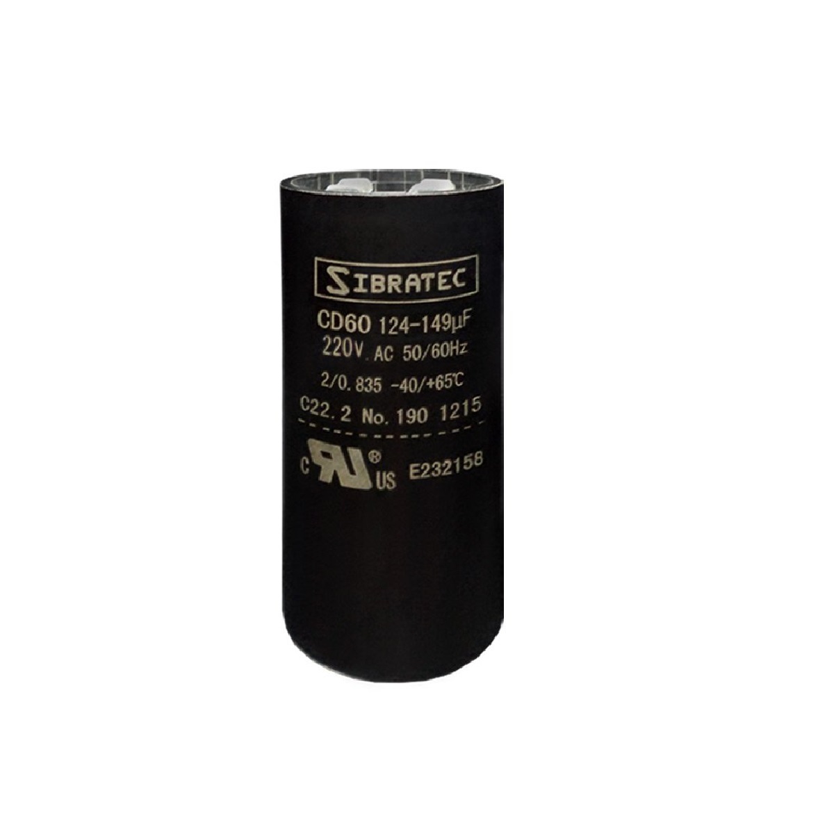 CAPACITOR ELETROLITICO 220V 124/149 MF