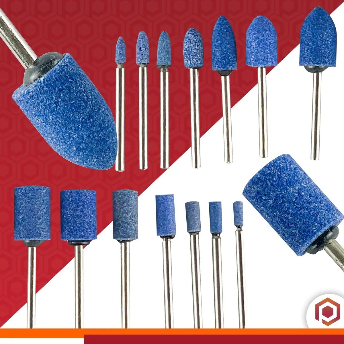 KIT ABRASIVO PARA MICRO RETIFICA 3MM 14 PONTAS